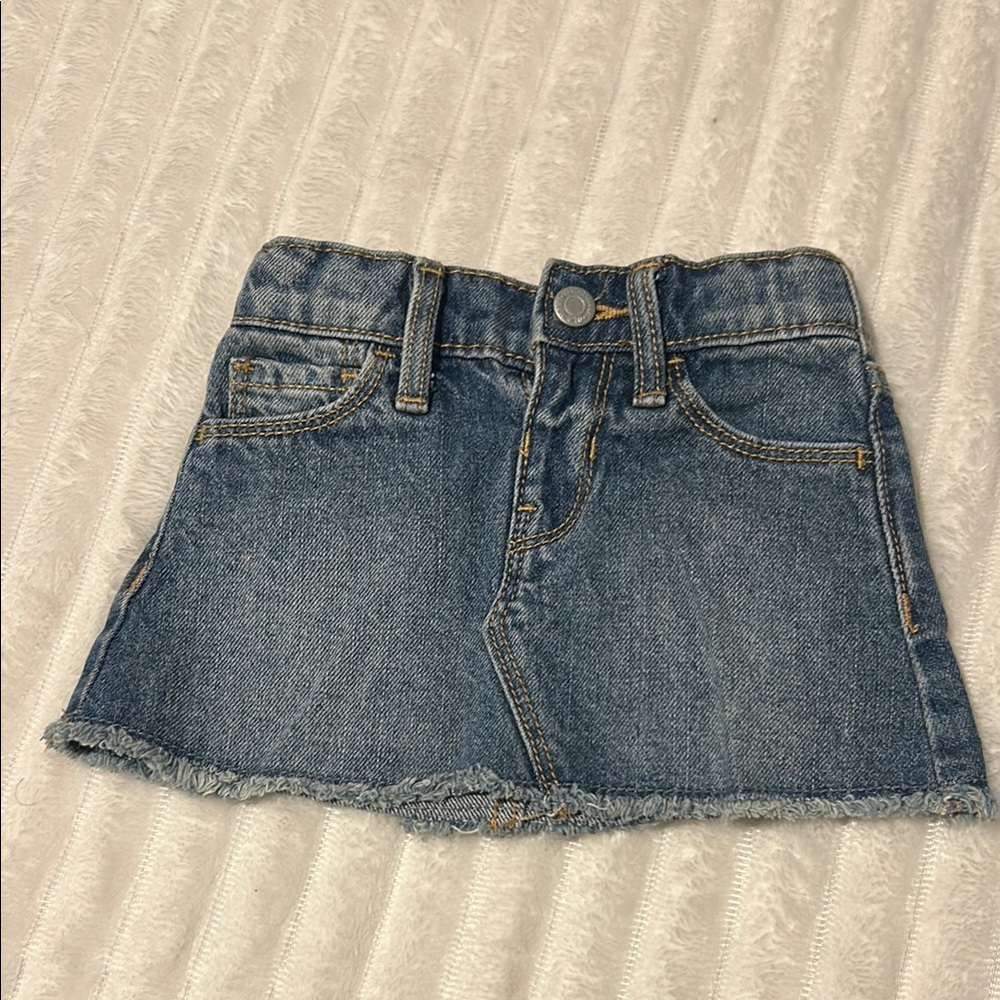 Denim Blue Skirt for Baby 12-18 months